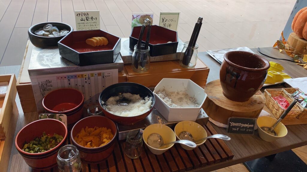 伊豆マリオットホテル修善寺朝食山葵