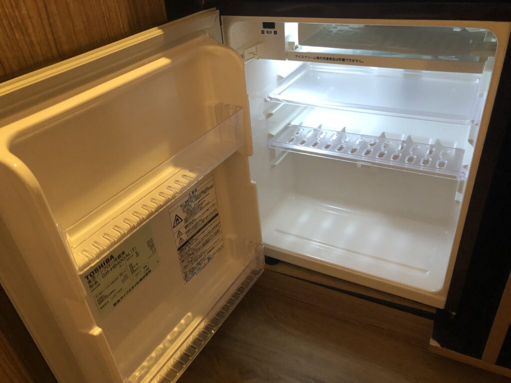 軽井沢マリオットホテルノースウィング客室冷蔵庫