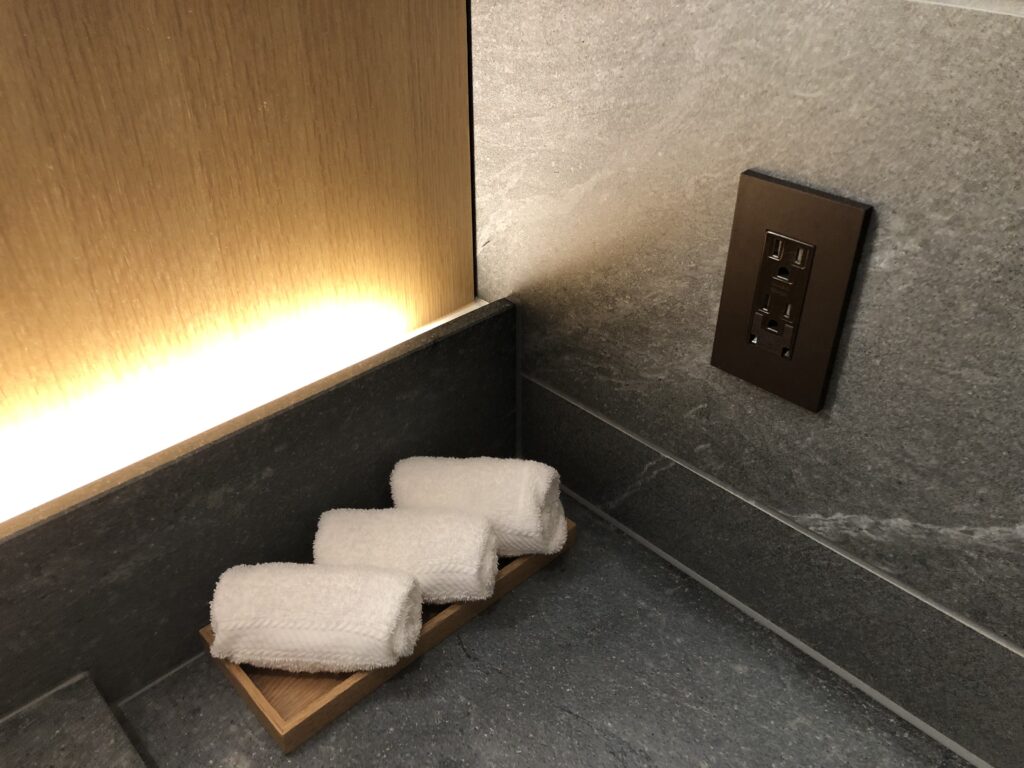 ウェスティンホテル横浜洗面台タオル