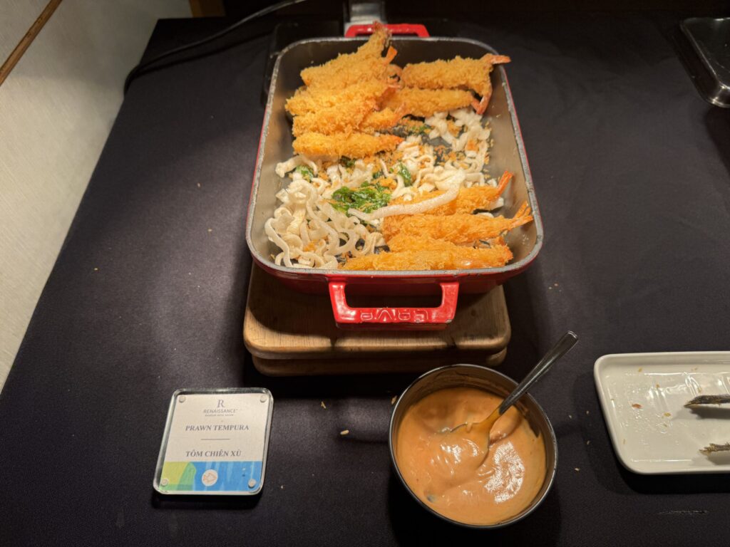 ルネッサンス・リバーサイド・ホテル・サイゴン ラウンジ夕食 2日目