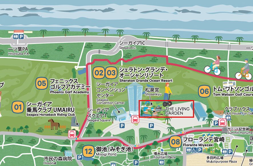 シェラトン周辺マップ