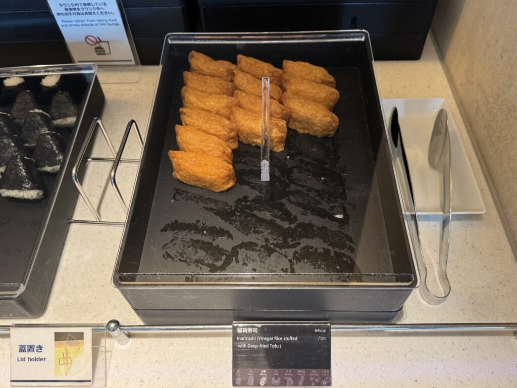 羽田空港・国内線のANAスイートラウンジ フード