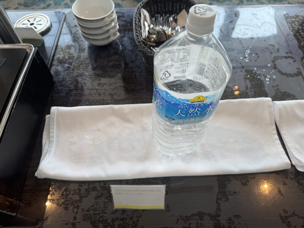 ウェスティンホテル仙台　レストラン朝食　ドリンク