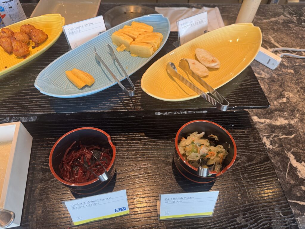 ウェスティンホテル仙台　レストラン朝食　フード