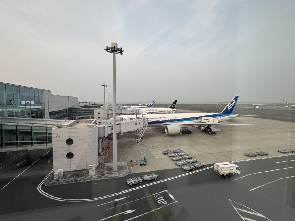 羽田空港第2ターミナル国際線のANAスイートラウンジ 3F